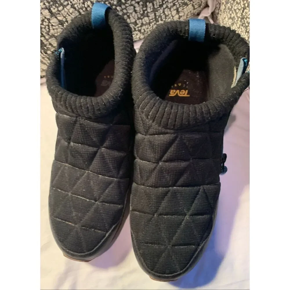 Teva ReEMBER Mid black ankle Boottie BOOTS Men’s sz 10
